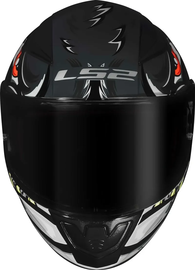 Capacete LS2 FF353 Rapid Spox Cinza/Vermelho - Spinelli Motos Boutique
